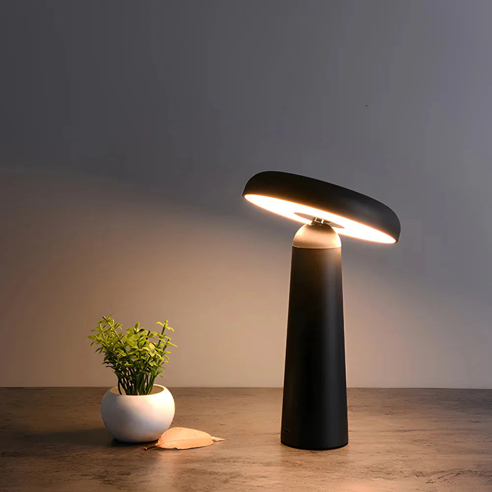 Bambéa™ – Natural Bohemian Glow Rattan Table Lamp