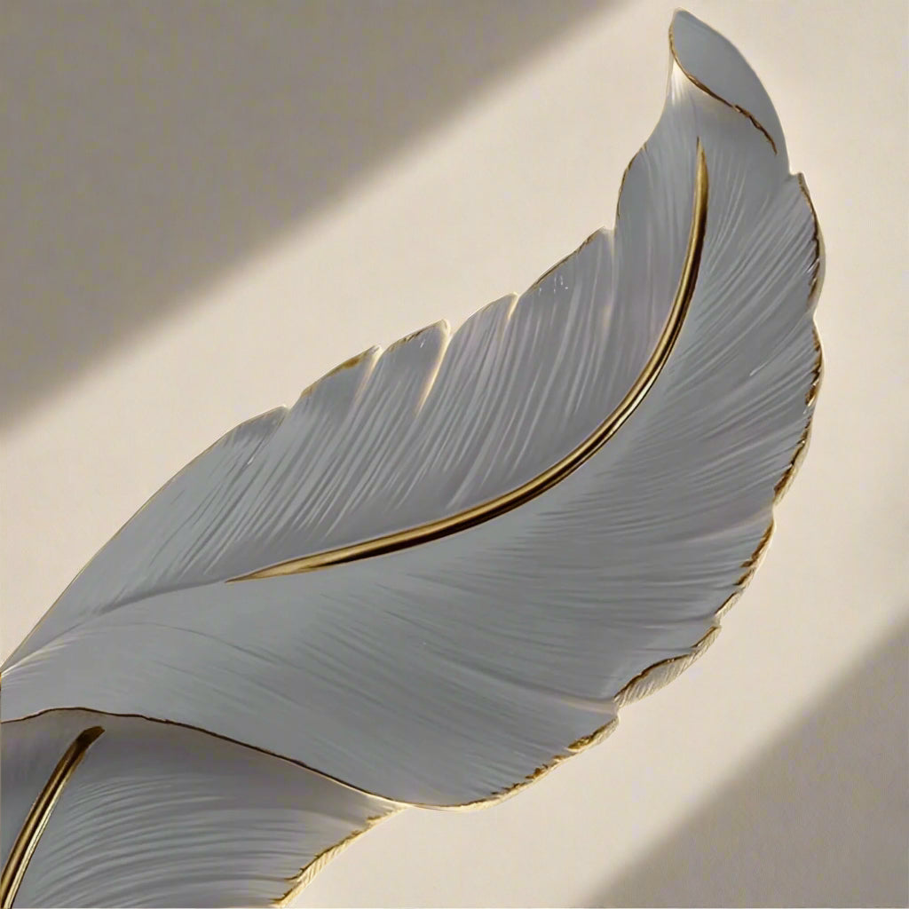 FeatherGlow™ – Dimmable LED Designer Wall Light with Soft Lighting