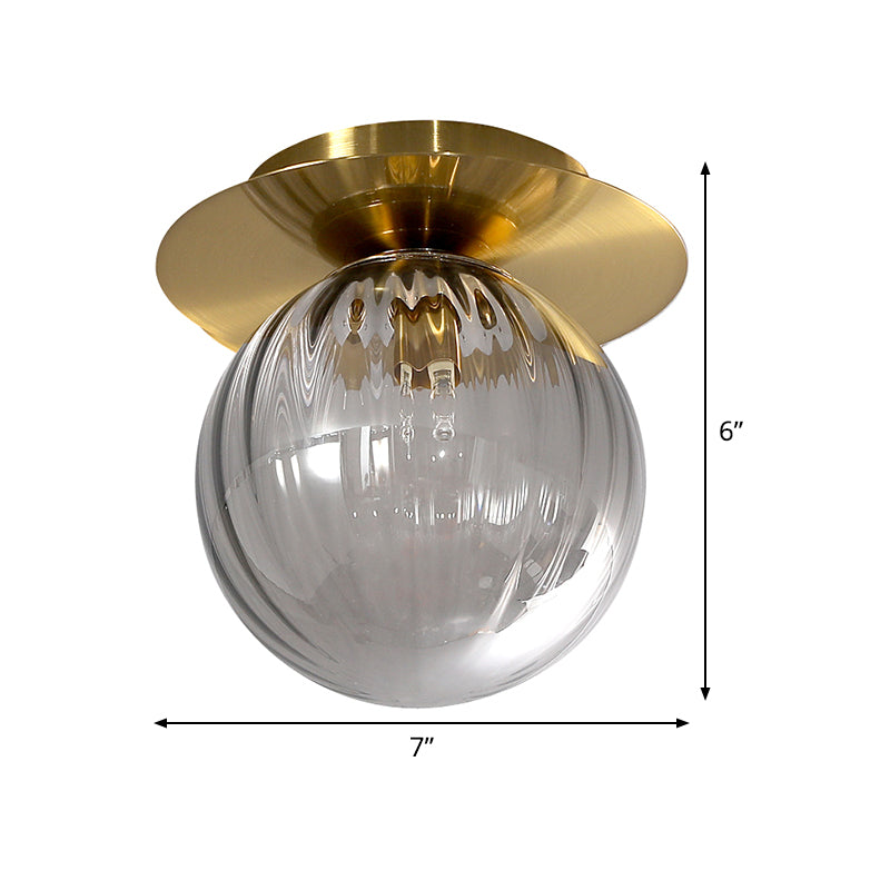 GlowVail™ – Globe Corridor Flushmount Lighting