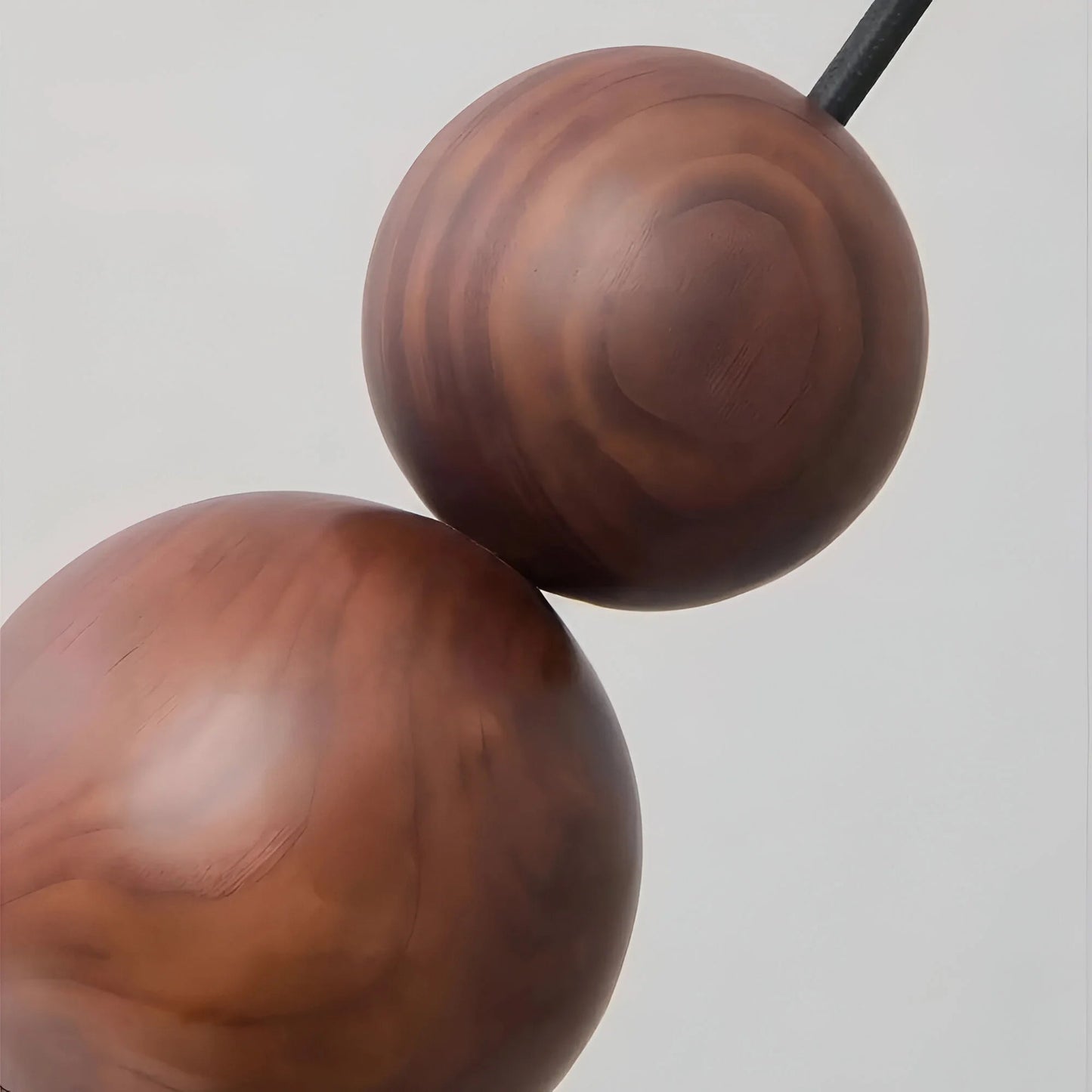 GlowHaven™ – Walnut Wall Sconce with Soft Lighting