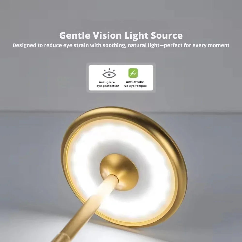 Lumenza™ – Rechargeable Cordless Dimmable Table Lamp