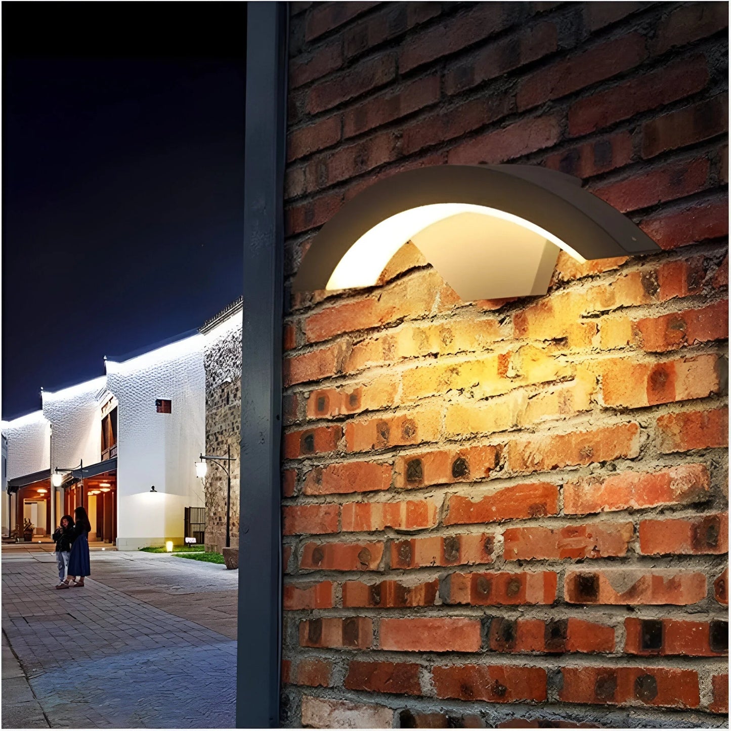 LumiGuard™ – Outdoor Wall Light with Motion Detection