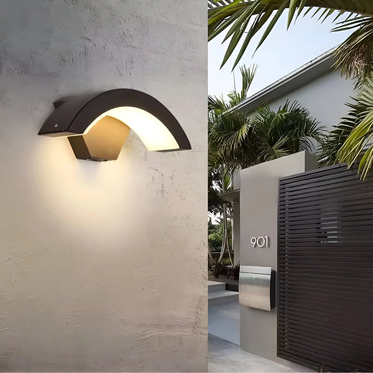 LumiGuard™ – Outdoor Wall Light with Motion Detection
