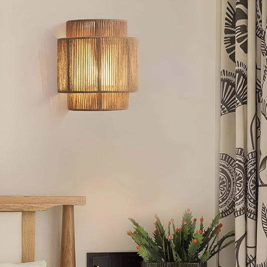 LumiRope™ – Eco-Friendly Hemp Rope Wall Light