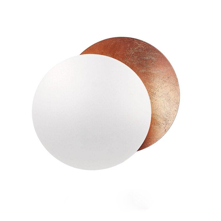 LunarGlow™ – Silver Metal Designer Wall Light with Adjustable Lighting