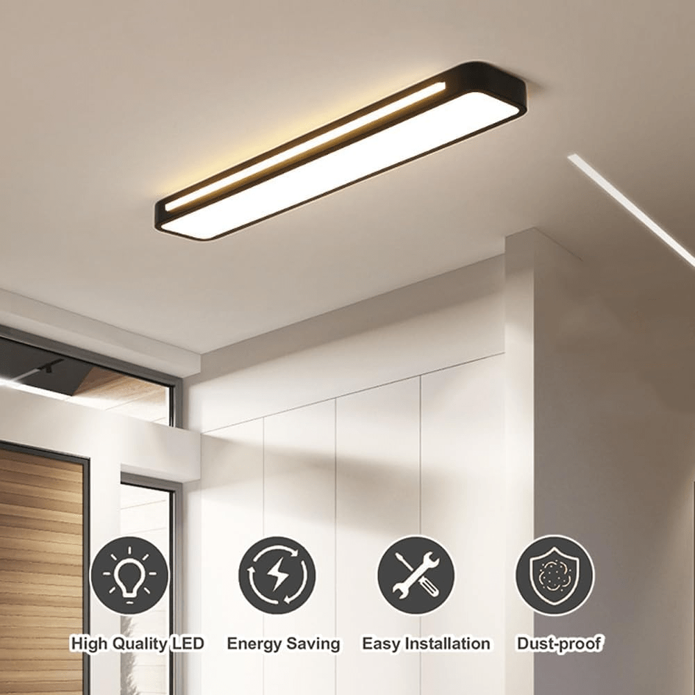 NordLinx™ – Modern Nordic Minimalist Long LED Ceiling Light