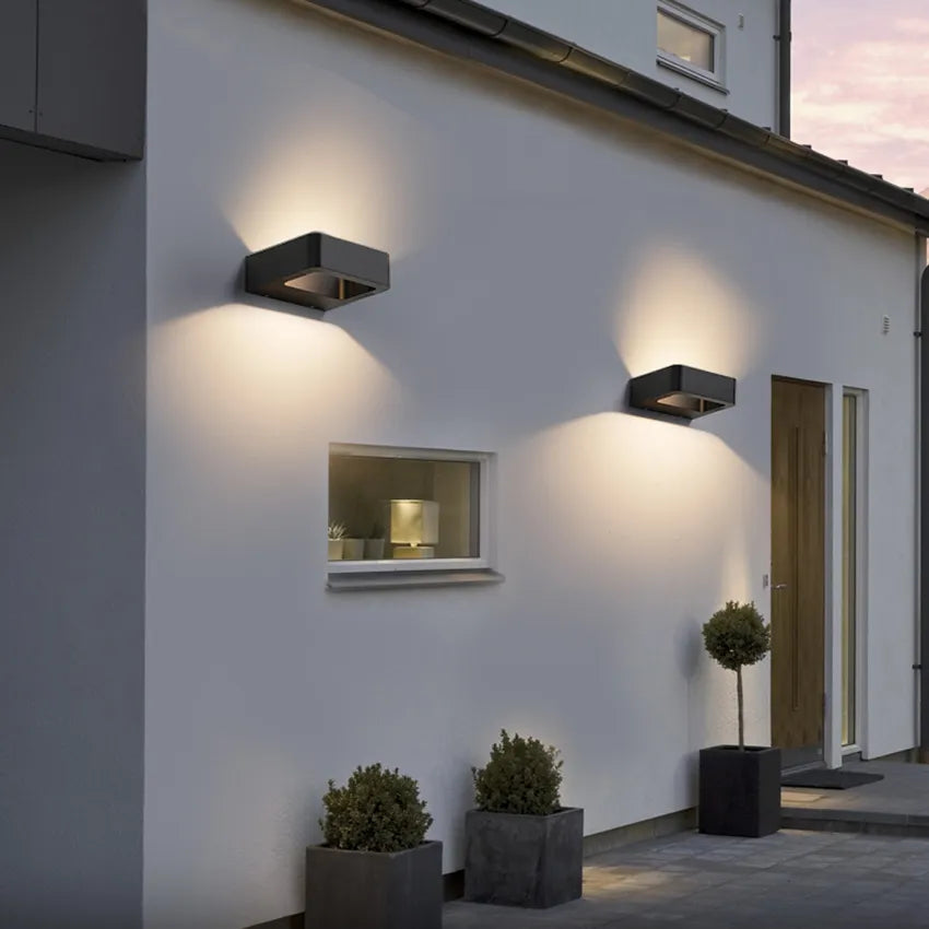 Murlustro™ – Modern Waterproof Outdoor Wall Light, Adjustable Lighting