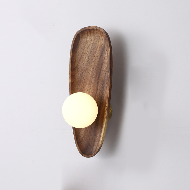 NaturaGlow™ – Elegant & Durable Natural Wood LED Wall Light