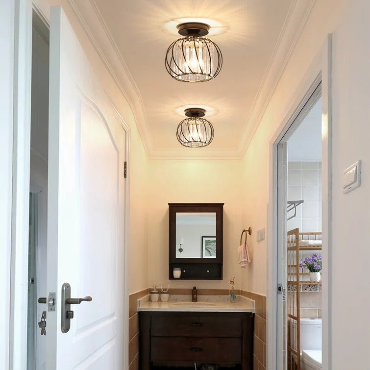 LumiDuet™ – Set of 2 Simple Luxury Glass Hallway Ceiling Light