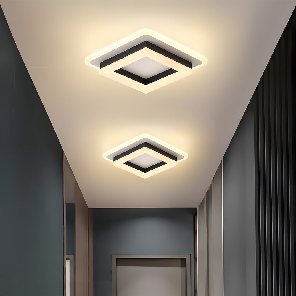 AuraBlock™ – Square Hallway LED Ceiling Light
