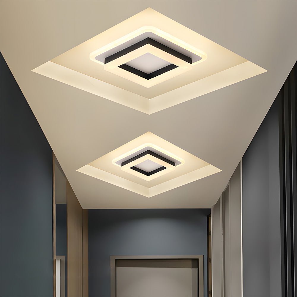 AuraBlock™ – Square Hallway LED Ceiling Light