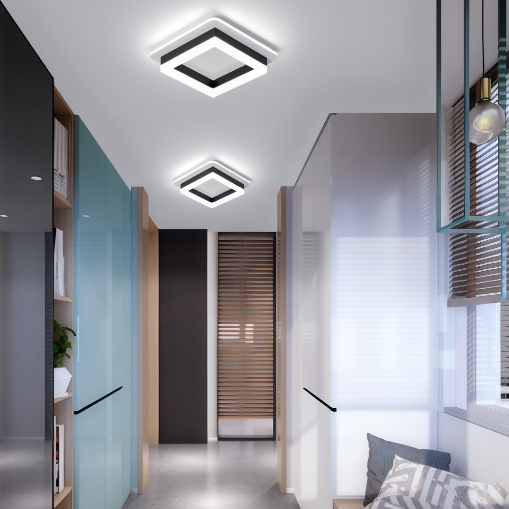 AuraBlock™ – Square Hallway LED Ceiling Light