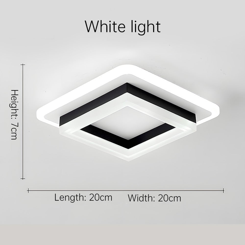 AuraBlock™ – Square Hallway LED Ceiling Light