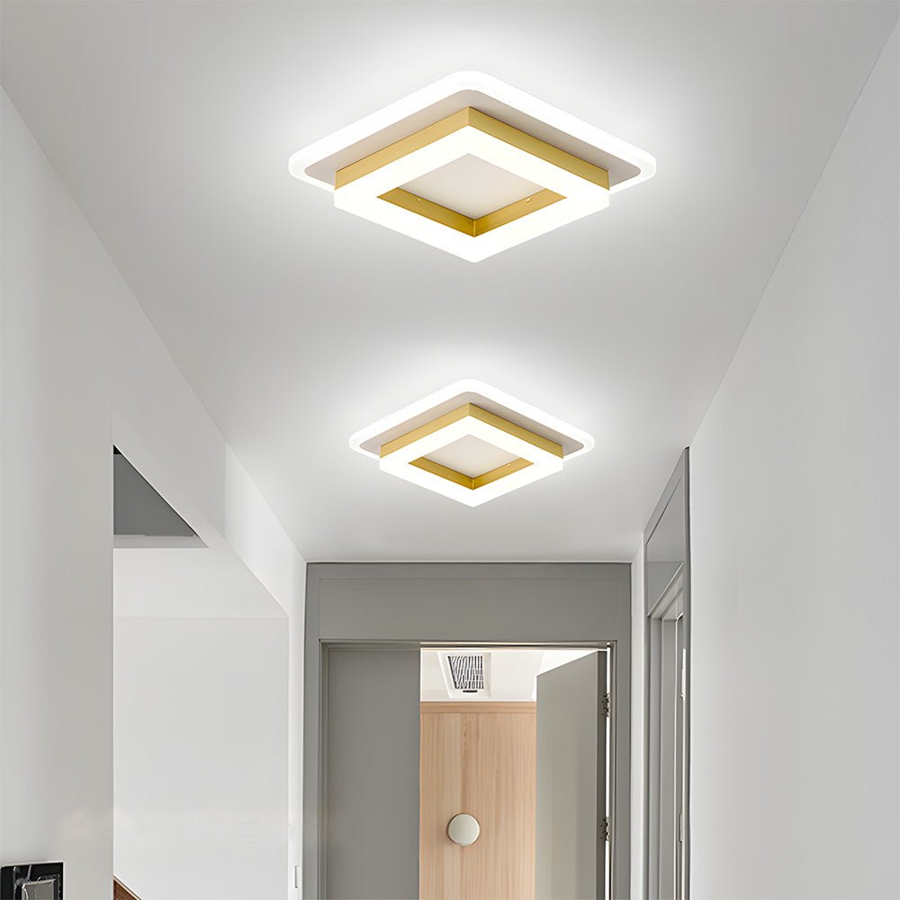 AuraBlock™ – Square Hallway LED Ceiling Light