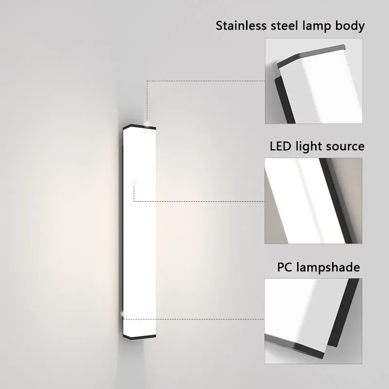 StellarLight™ – Customizable Outdoor Wall Light in Multiple Sizes
