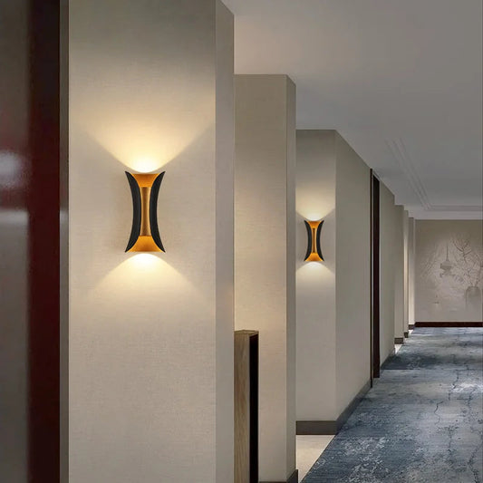 Alurex™ – Elegant 6W/12W LED Aluminum Outdoor Wall Light