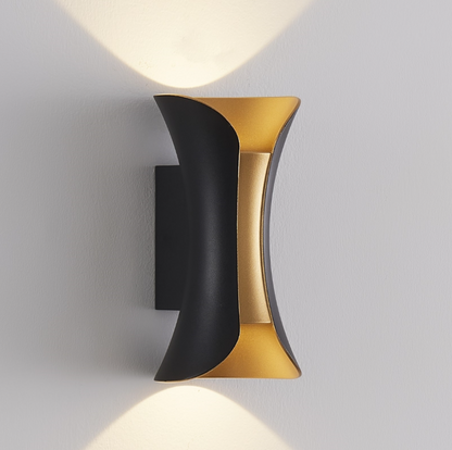 Alurex™ – Elegant 6W/12W LED Aluminum Outdoor Wall Light