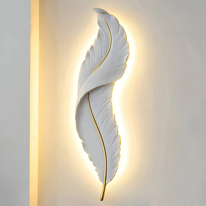 FeatherGlow™ – Dimmable LED Designer Wall Light with Soft Lighting