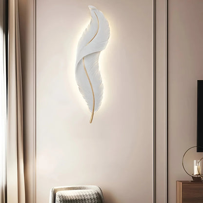 FeatherGlow™ – Dimmable LED Designer Wall Light with Soft Lighting