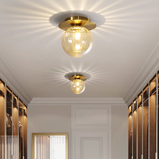 GlowVail™ – Globe Corridor Flushmount Lighting
