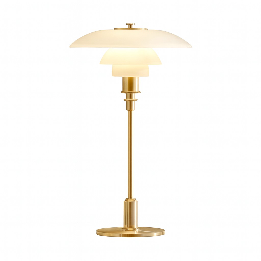 Lumierenortique™ – Scandinavian Table Lamp Glass Shade Lighting