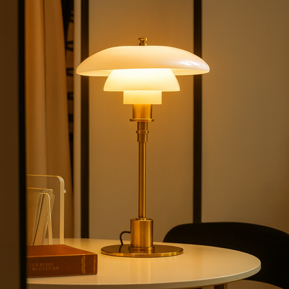 Lumierenortique™ – Scandinavian Table Lamp Glass Shade Lighting