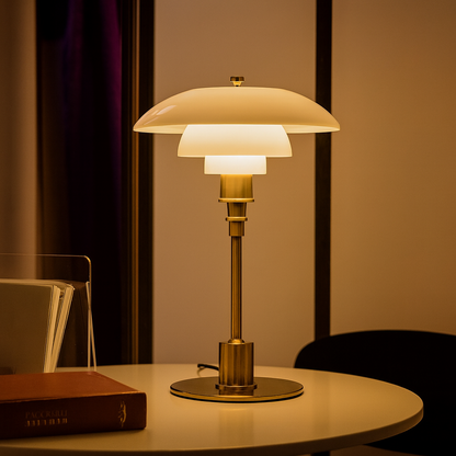 Lumierenortique™ – Scandinavian Table Lamp Glass Shade Lighting