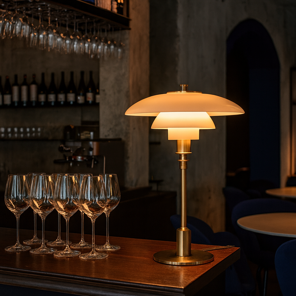 Lumierenortique™ – Scandinavian Table Lamp Glass Shade Lighting