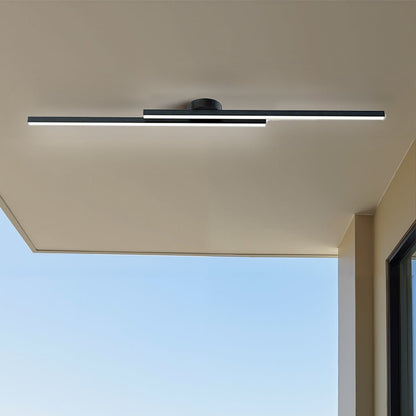 HaloEdge™ – Modern Aluminium Long Strip Semi Flush Mount LED Ceiling Light