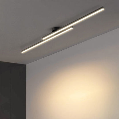 HaloEdge™ – Modern Aluminium Long Strip Semi Flush Mount LED Ceiling Light