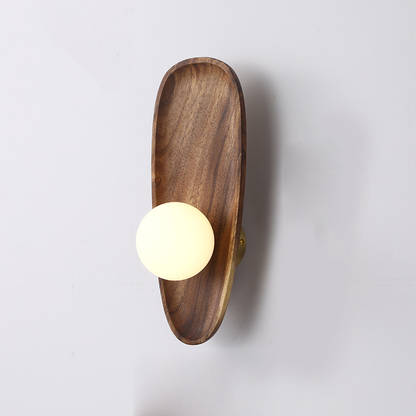NaturaGlow™ – Elegant & Durable Natural Wood LED Wall Light