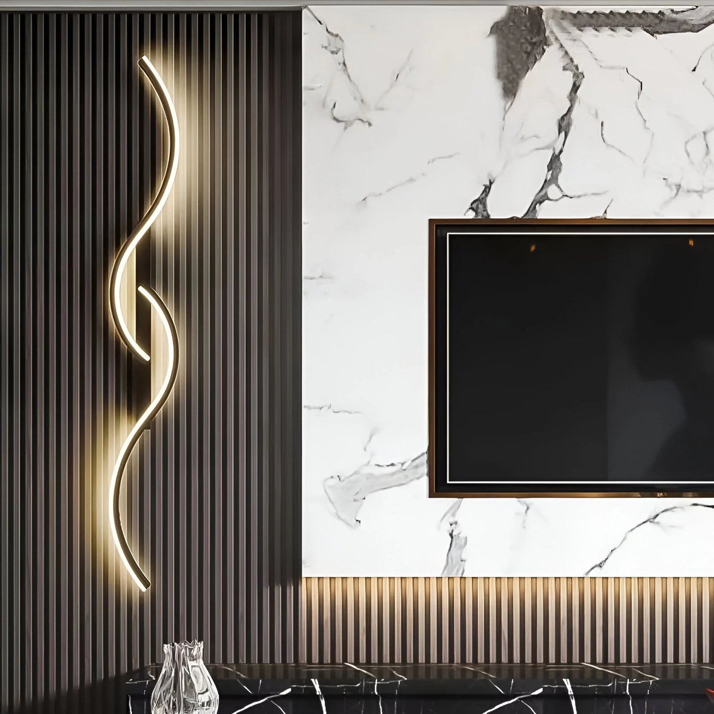WaveGlow™ – Curved Design Wall Light Energy-Saving & Modern LED Lighting